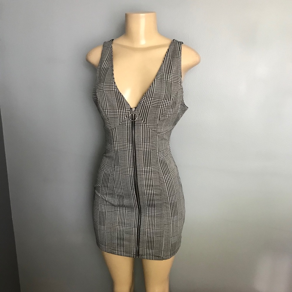Plaid Bodycon dress size small